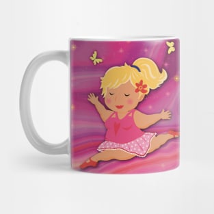 The chubby cute ballerina dancing and enjoying every moment 2 Mug